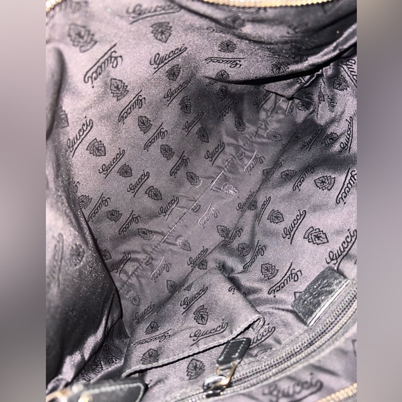 GUCCI LEATHER CROSSBODY MESSENGER BAG - Picture 5 of 7